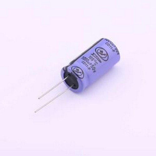 ECF1HM102K25OTPO 直插铝电解电容 1000uF ±20% 50V 插件,D13xL2