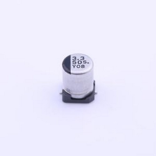 EEE1HA3R3SR 贴片型铝电解电容 3.3uF ±20% 50V SMD,D4xL5.4mm