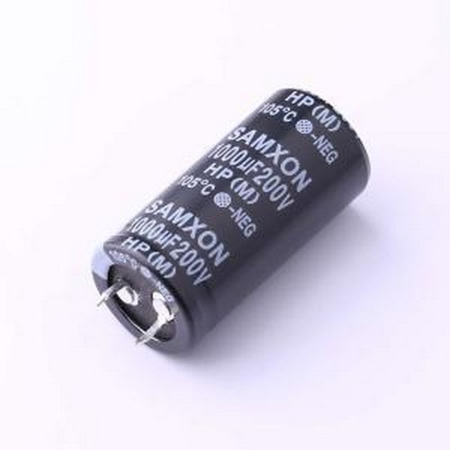 EHP108M2DO50SW 牛角型电解电容 1000uF ±20% 200V 插件,D25xL50