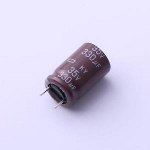 EKY-350EC3331MJ16S 直插铝电解电容 330uF ±20% 35V 插件,D10xL