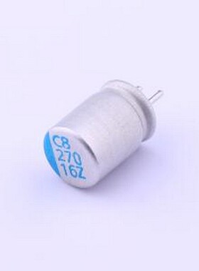 ORZ271M1CCC-0608 固态电容 270uF ±20% 16V 插件,D6.3xL8mm