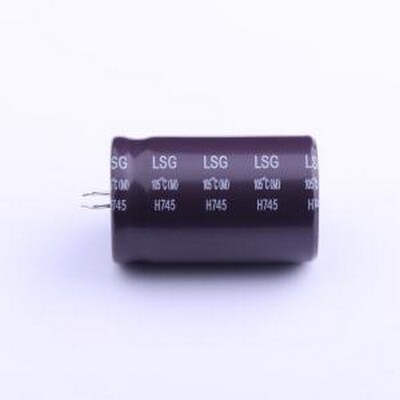 LSG221M2W---2540 牛角型电解电容 220uF ±20% 450V 插件,D25xL4