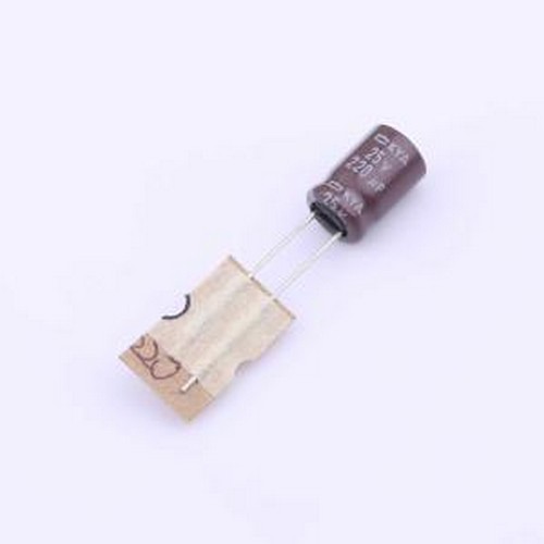 EKYA250ETD221MHB5D 直插铝电解电容 220uF ±20% 25V 插件,D8xL1