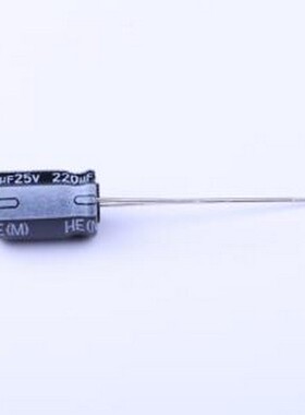 UHE1E221MPD 直插铝电解电容 220uF ±20% 25V 插件,D8xL11.5mm