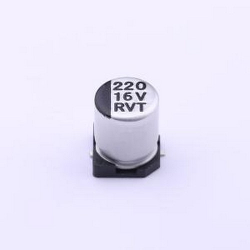 RVT1C221M0607VG 贴片型铝电解电容 220uF ±20% 16V SMD,D6.3xL7