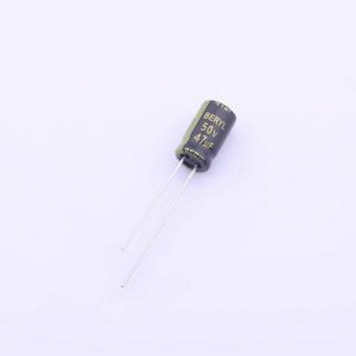 RG050M470LO6.3*11TA-1A1E 直插铝电解电容 47uF ±20% 50V 插件,