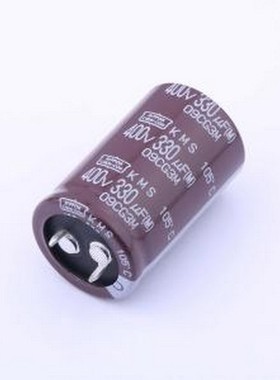 EKMS401VSN331MQ40S 牛角型电解电容 330uF ±20% 400V 插件,D25.