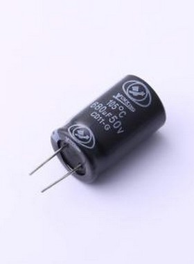 ECG1HM681K21CTBVZC-L=10 直插铝电解电容 680uF ±20% 50V 插件,
