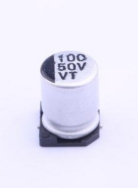VT1H101M0810 贴片型铝电解电容 100uF ±20% 50V SMD,D8xL10.2mm
