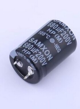 EHP687M2DO35SZ 牛角型电解电容 680uF ±20% 200V 插件,D25xL35m