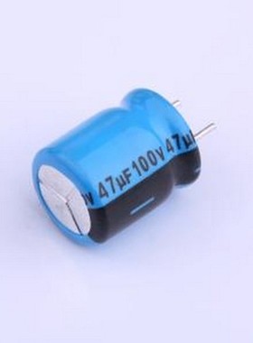 REA470M2ACC-1012P 直插铝电解电容 47uF ±20% 100V 插件,D10xL1