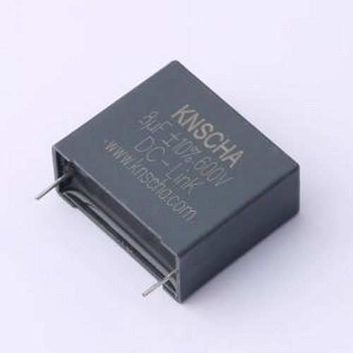 C3D8UF600V82CB0308 聚丙烯膜电容(CBB) 8uF ±10% 600V 插件,P=2