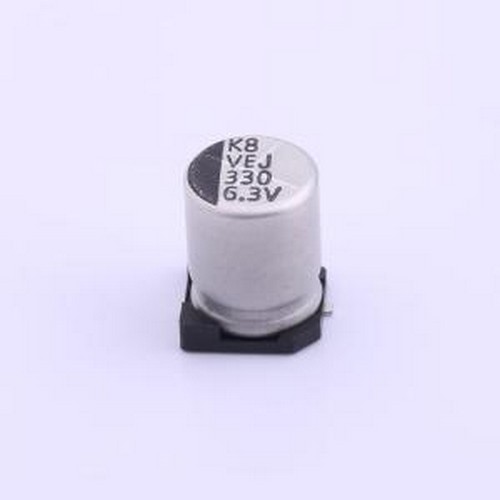 VEJ331M0JTR-0810 贴片型铝电解电容 330uF ±20% 6.3V SMD,D8xL1