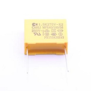 1.5uF ±10% PX155K3IE43H200D9R 插件 等级 275V 安规电容