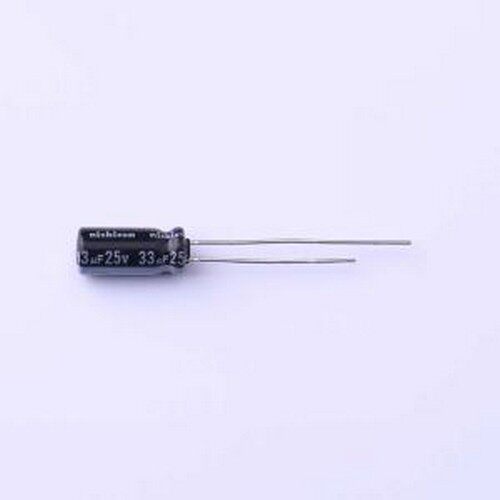 UVR1E330MDD 直插铝电解电容 33uF ±20% 插件,D5xL11mm