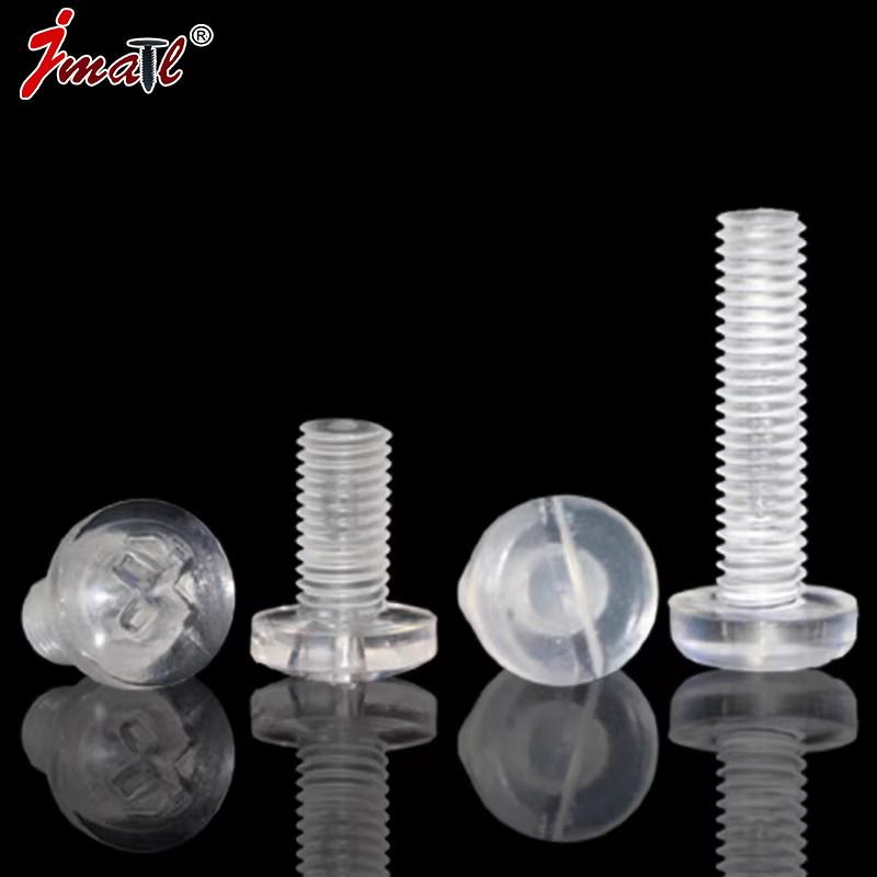 十字圆头透明塑胶螺钉