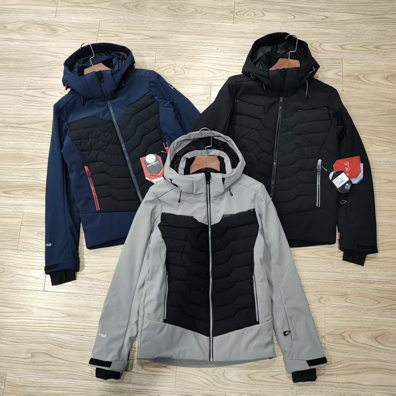 外贸欧单尾货秋冬男士棉衣加大码