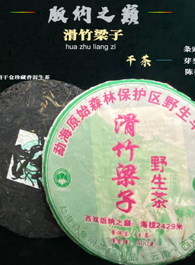 2013年云南古树茶 滑竹梁子357g野生茶·版纳之巅滑