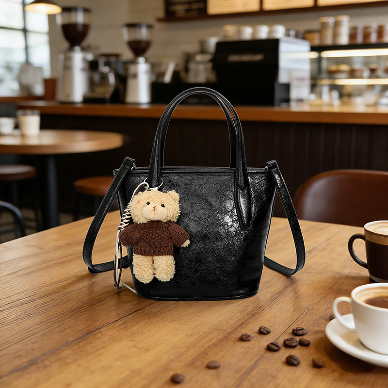 跨境复古气质水桶包2026新款时尚女包高级感单肩包韩版休闲斜挎包,箱包皮具/热销女包/男包,通用款女包,淘宝优惠券,粉丝福利购,淘宝优惠卷