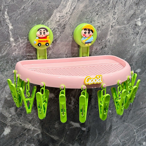 好好看！小新袜子晾晒架吸盘收纳