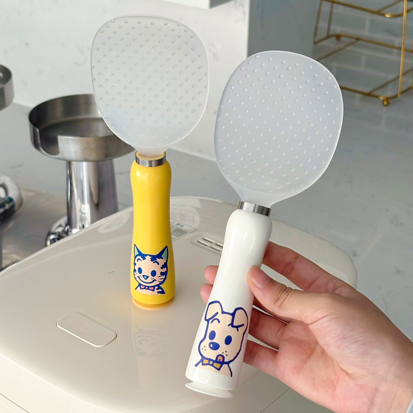 磁吸！可立！推荐这个米饭勺子