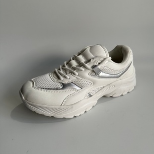 特价 外贸原单尾货2025新款 透气轻便减震旅游鞋 休闲运动鞋 女小白鞋