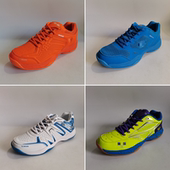 男女鞋 羽毛球比赛鞋 防滑训练鞋 外贸原单尾货出口专业运动鞋 子特价