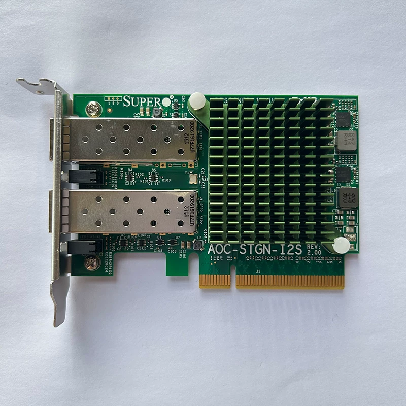超微AOC-STGN-I2S X520-DA2 10GB双口万兆以太网 82599ES群晖无盘