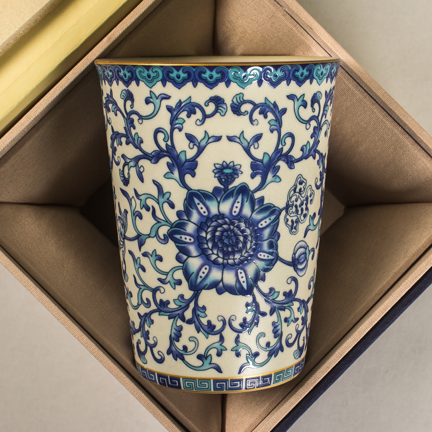 复古300ml大容量汝窑随手杯