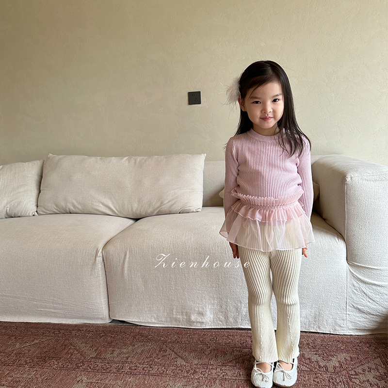 软到没朋友女童羊绒打底衫