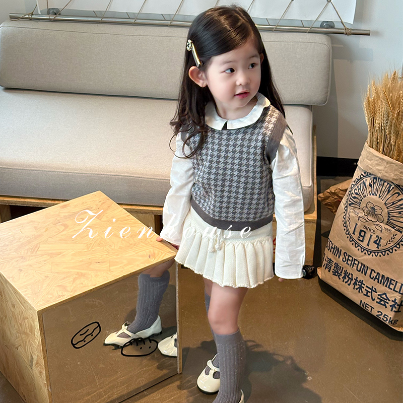 ZIENHOUSE秋季男女童毛织背心