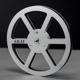 七寸开盘机空盘架铝制空盘磁带盘适用于AKAI等