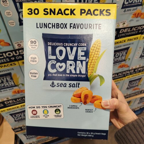 海盐味脆玉米粒30×20g低糖高纤