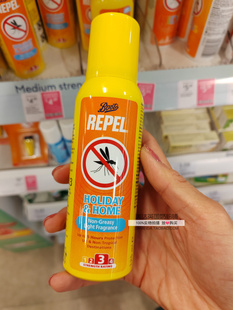 英国Boots Repel宝宝防蚊/驱蚊虫喷雾6个月+不含DEET 清香型125ml
