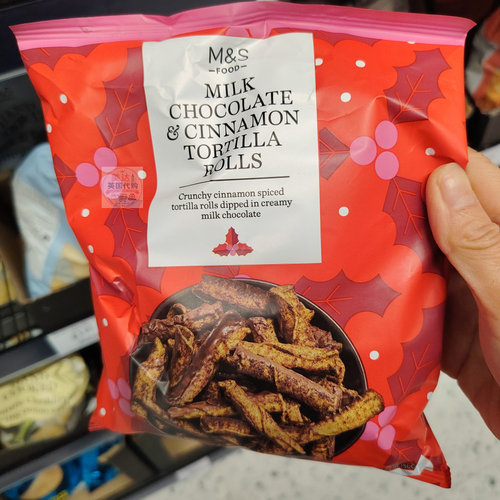 英国玛莎巧克力肉桂玉米卷