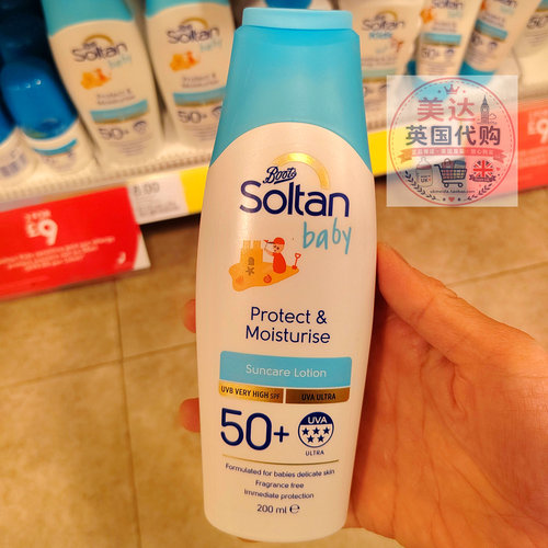 BootsSoltan婴童防晒乳SPF50