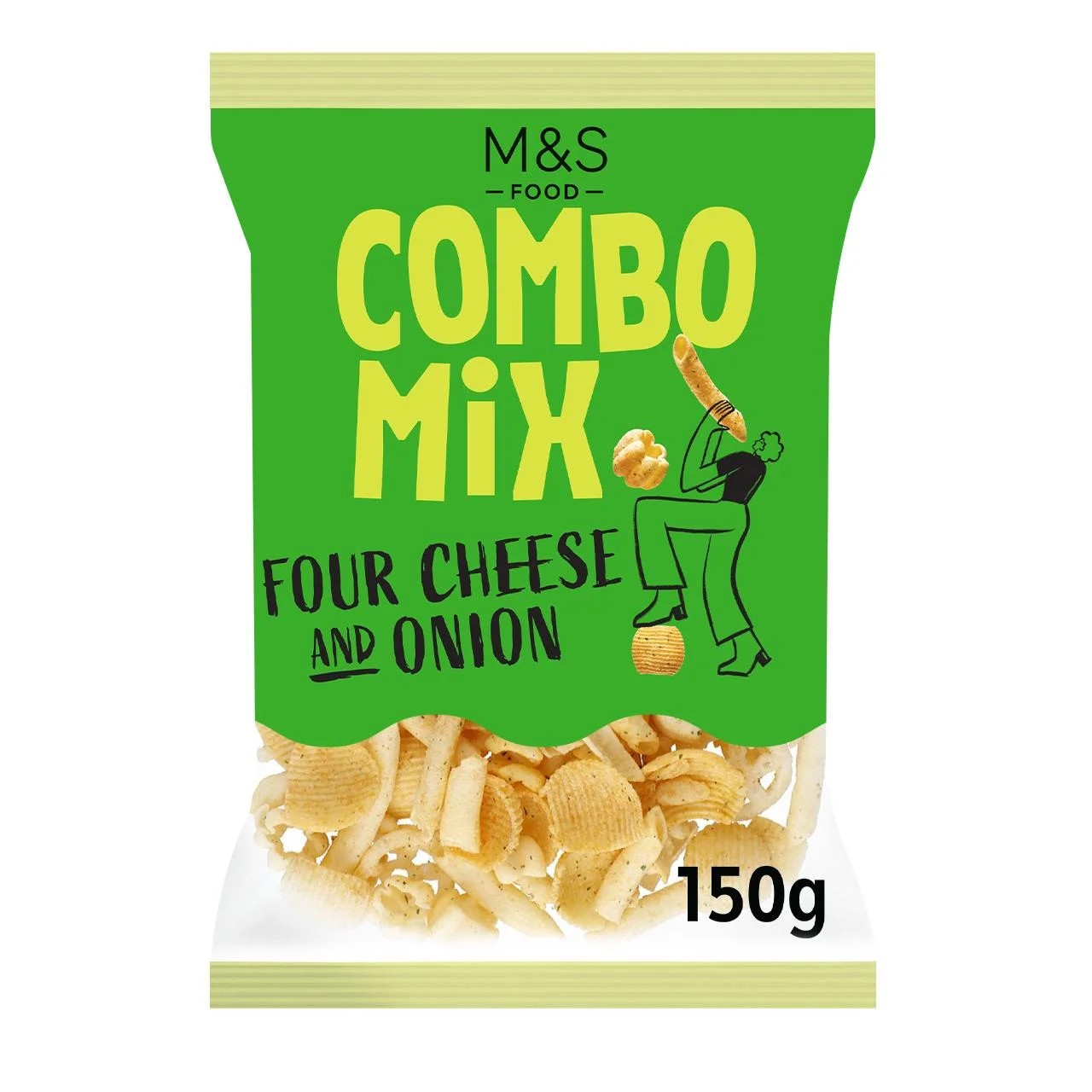 英国玛莎 马莎M&S 多口味混合薯条零食多形状薯片 Combo Mix 150g