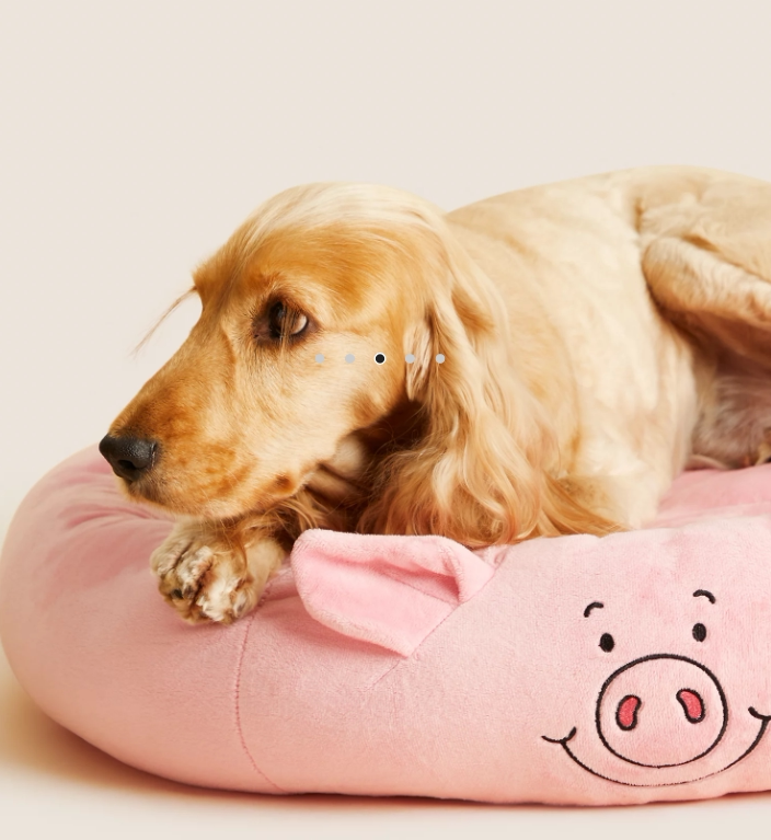 英国玛莎代购ms马莎percy pig佩西小猪3d宠物地垫睡垫