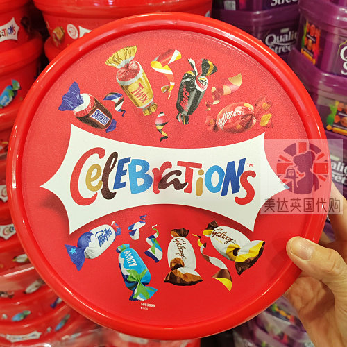 英国玛氏Celebrations什锦巧克力礼盒25/26圣诞新年糖果礼盒500g