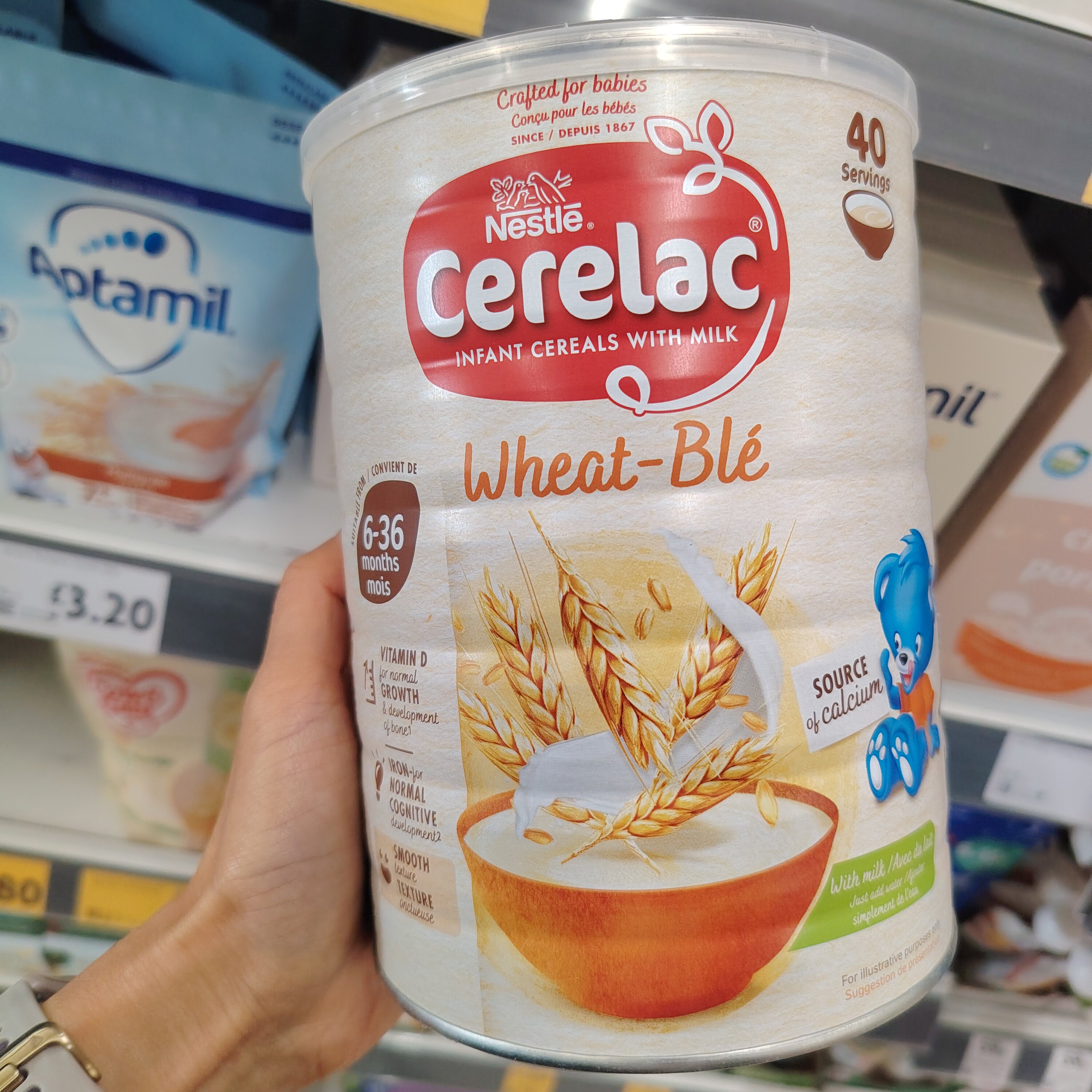 英国代购Nestle雀巢CERELAC 婴幼儿营养米粉系列 1kg