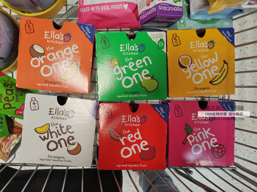 有机艾拉的厨房进口水果泥英国