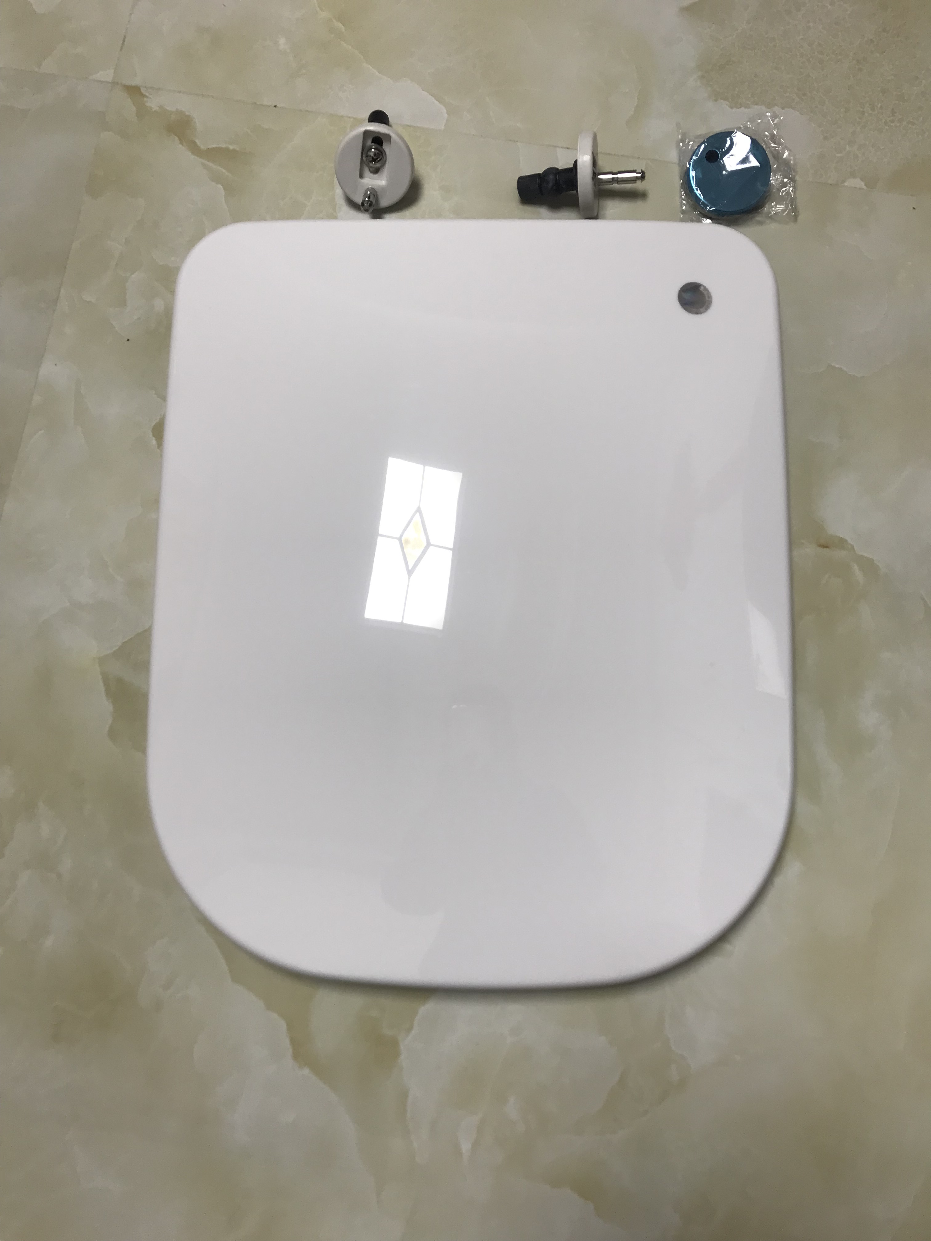 056坐板缓降坐板四方型坐便盖座厕马桶盖板 FB1651 FB1666 FB1680