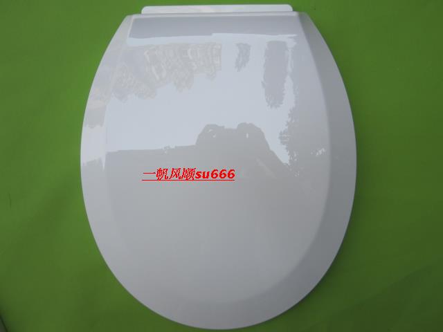 o型马桶座便器马桶盖板 42*36坐圈加厚静音老式椭圆型坐板369