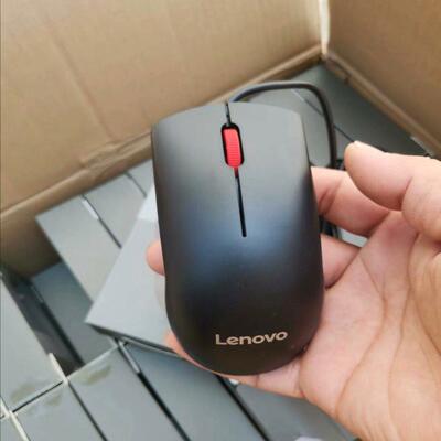 全新合装行货联想M120PRO 台式USB接口笔记本 有线大红点鼠标