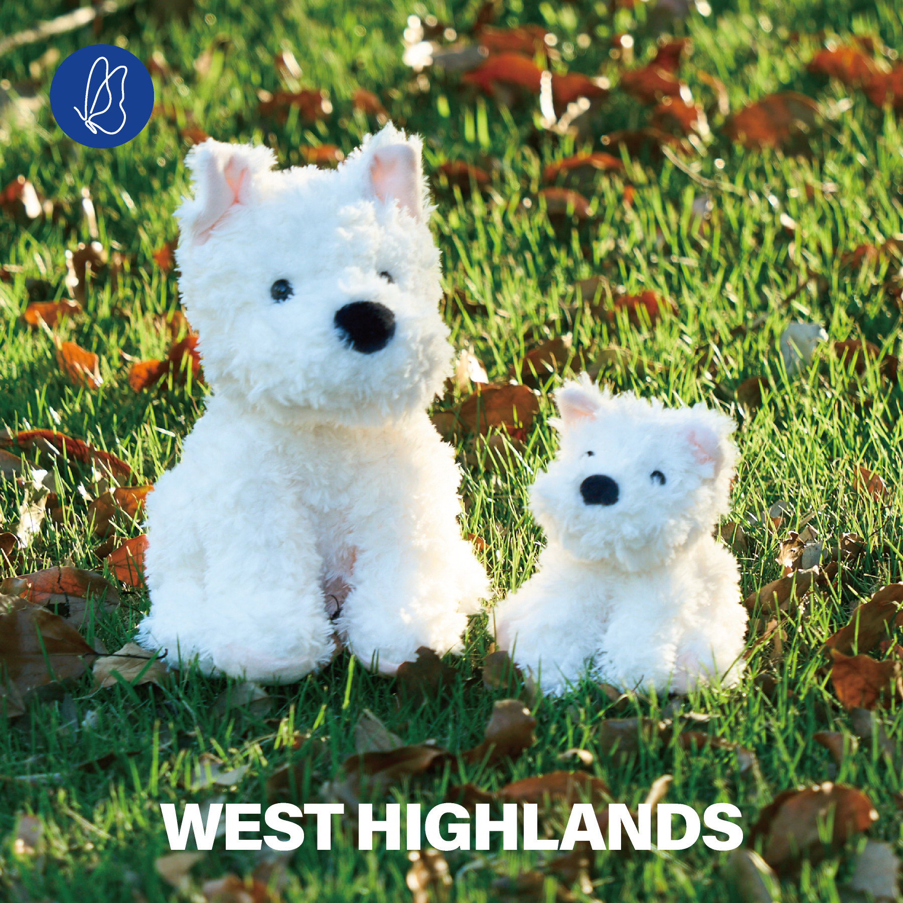 蝴蝶效应西高地小狗毛绒玩具潦草狗狗公仔挂件情侣礼物安抚娃娃