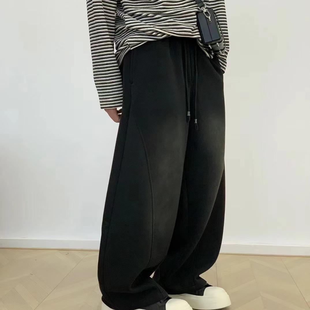 冬季复合加厚运动裤弯刀裤网图（需谨慎）Z718-P65加绒P75，男装休闲裤，星座1104（原A460）