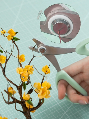 Специальные маленькие ножницы для моделирования лица, кусачки для проволоки из нержавеющей стали, стрижка волос в носу, бровей и аксессуары для линии одежды, плоскогубцы для проволоки из глины для цветов.