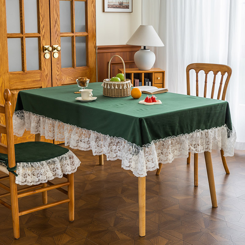 Light and luxurious rectangular tablecloth, household livin