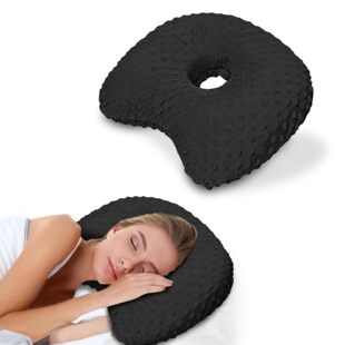 ear pillow hole pillo side sleeping protection Ear