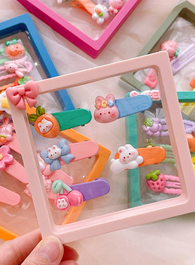 特 多彩发夹 女童发圈套盒 儿童卡通动物发饰发圈皮筋5枚装 85161